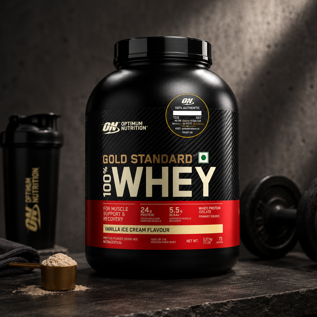 Optimum Nutrition Gold Standard 100% Whey Protein 5 lb