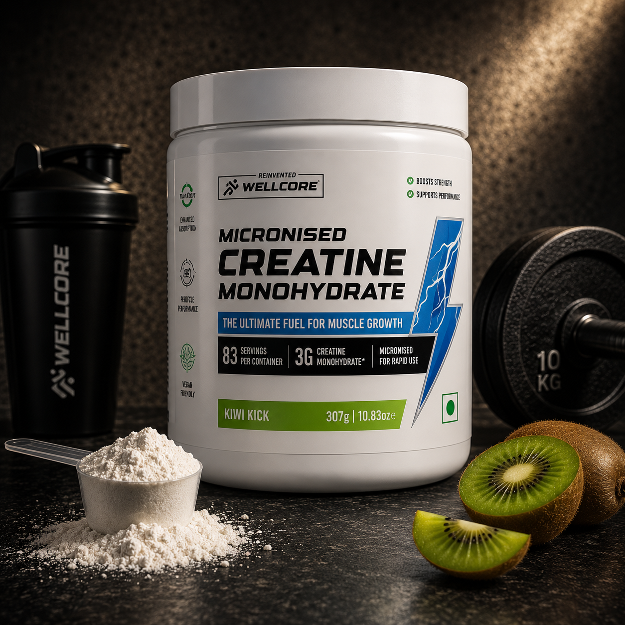 Wellcore Creatine Monohydrate 307 g