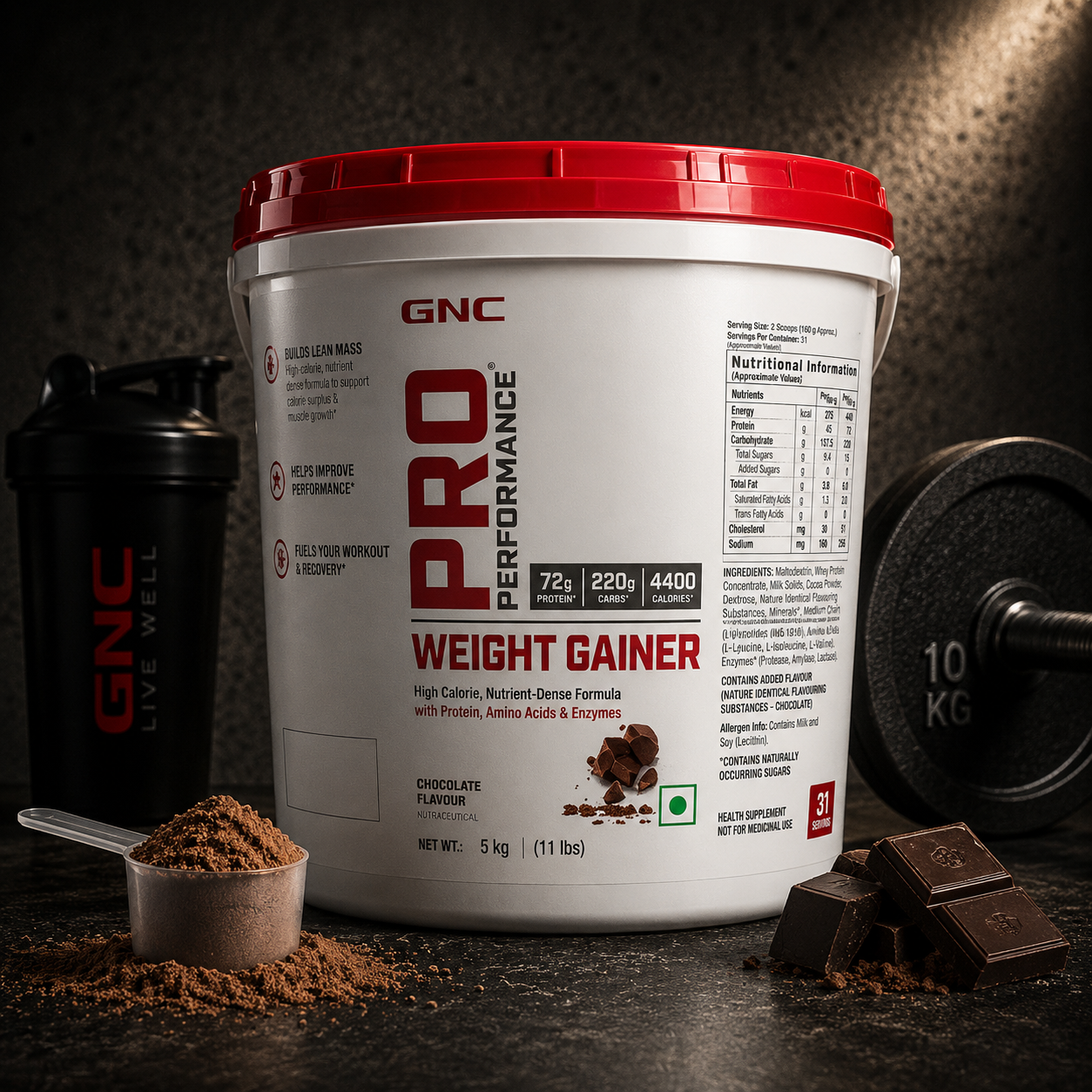 GNC Pro Performance Weight Gainer 5 kg |Mass Gainer